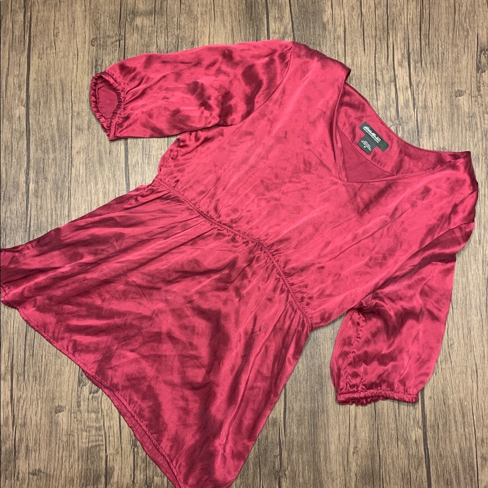 Vintage Eddie Bauer 100% Silk Top